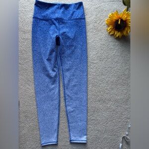 AURIQUE Women’s M Seamless High Rise Leggings Blue Activewear Stretch